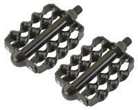 Pedalen Set Double Twisted Black 1/2"