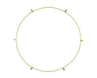 Radzierblende 20 Zoll Twisted Gold