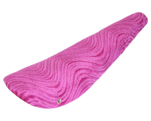 Bananensattel 20" Velours Rosa
