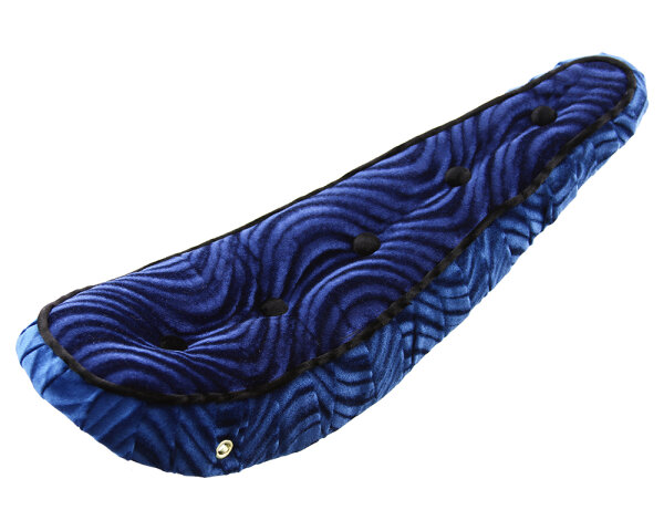 Bananensattel 20" "Polo" Velours Blau