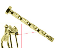 Springergabel Schraube Twisted Gold