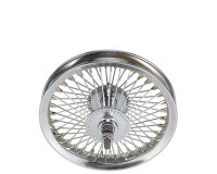 12 Zoll Laufrad 72 Speichen VR Chrom