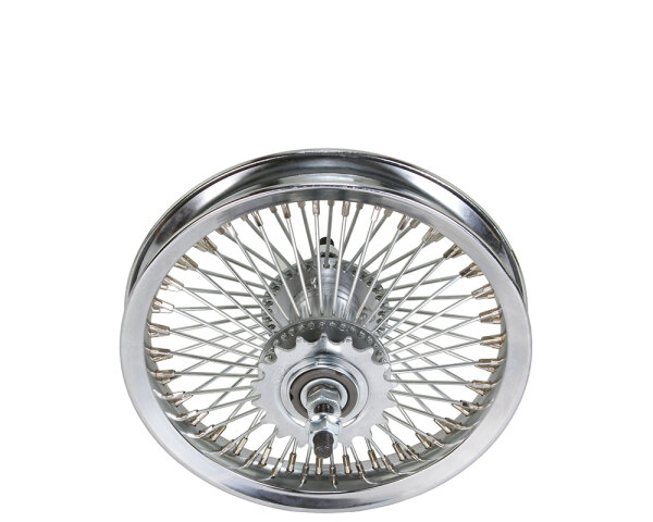 Coaster Wheel 12 Inch 72 Spokes Chrome