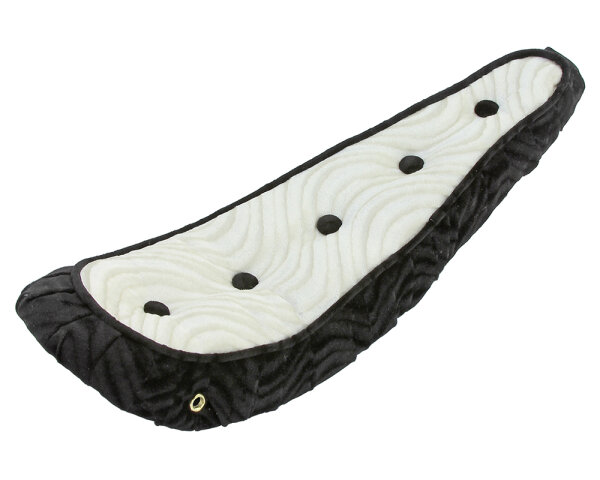 Polo Saddle 20" Black White