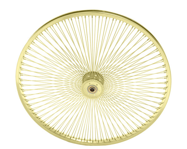 26 Zoll Laufrad 144 Speichen Gold Hohlnabe