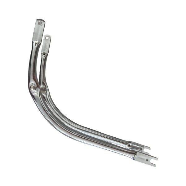 20" Spring Fork Bent Left & Ride Side Chrome