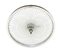 24 Zoll Laufrad 144 Speichen Chrom HR