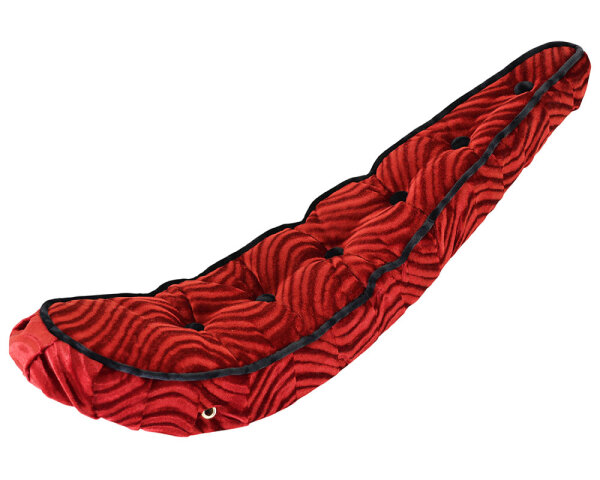 Bananensattel 26" Velours Polo Rot