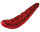 Bananensattel 26" Velours Polo Rot