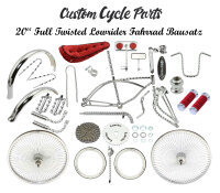 20" Lowrider Twisted Bike Kit DIY Red