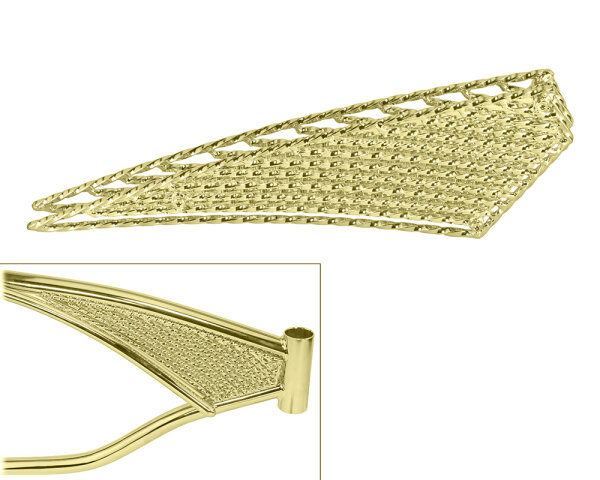 26" Frame Insert Square Twisted Gold