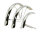 Schutzblech Set 20" Trike Chrom Ducktail Hollow Hub