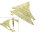 Rahmeneinsatz Square Twisted Hinten Gold 26"