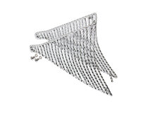 Rahmeneinsatz Square Twisted Hinten Chrom 26"