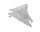 Rahmeneinsatz Square Twisted Hinten Chrom 26"